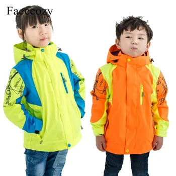 

Facecozy Children 2 Sets Winter Thicken Hiking Jackets Softshell Fleece Jacket Cute Boys&Girls Sports Waterproof Coat