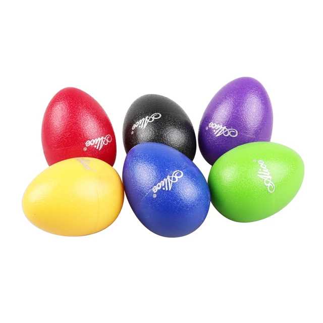 Shaker Music Colourful Sound Eggs Musical Shaker Egg Cradler for a Child  Plastic Percussion Maracas Baby Toddler Childre Toy - AliExpress