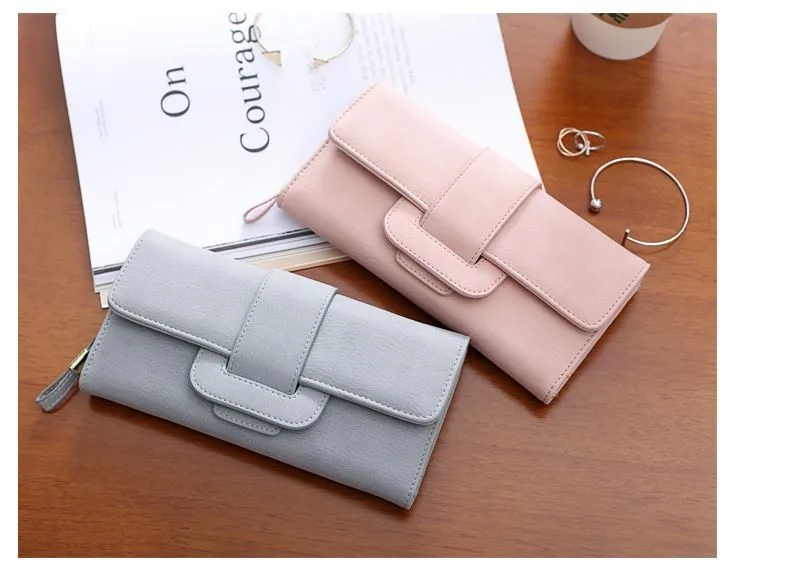 Multi-card holder long wallet style 3 front view