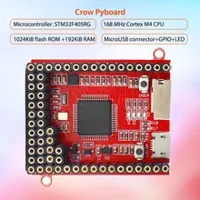 Elecrow Основной совет для MicroPython ворона Pyboard развитию STM32F405RG для Pyboard Python обучения модуль микроконтроллер