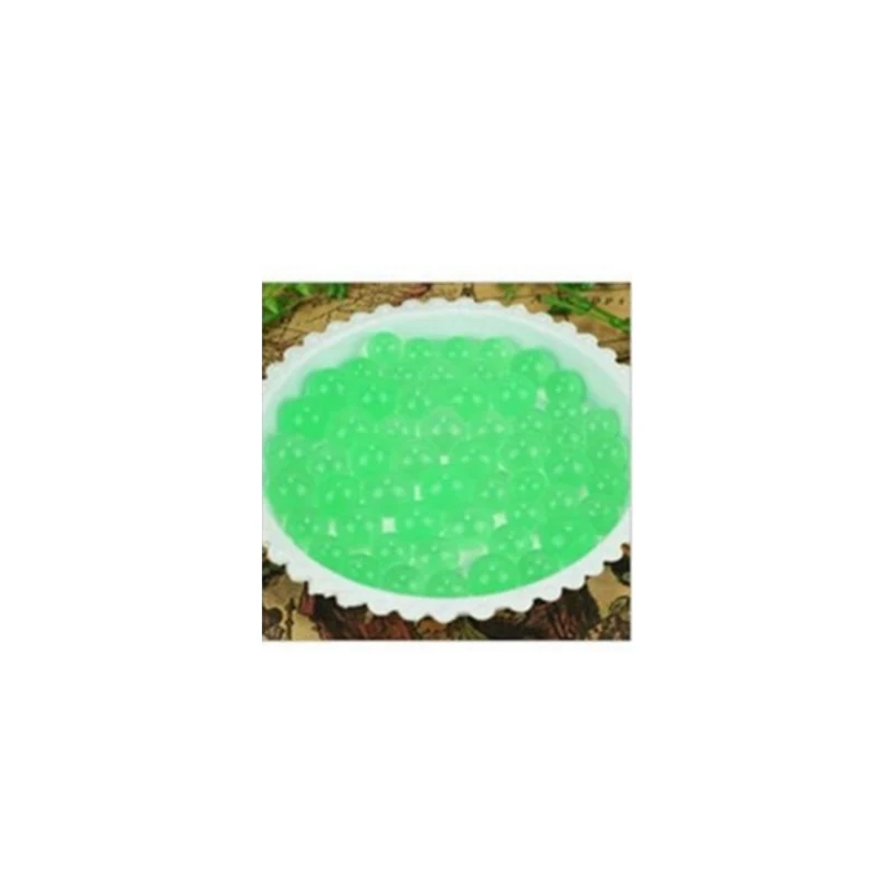 LF sxsounai 3000 шт./пакет с украшением в виде кристаллов и кристалликами почвы гель полимера воды с бисером и цветочным принтом для девочек Свадебные украшения дом рост Водяные Шарики - Цвет: green