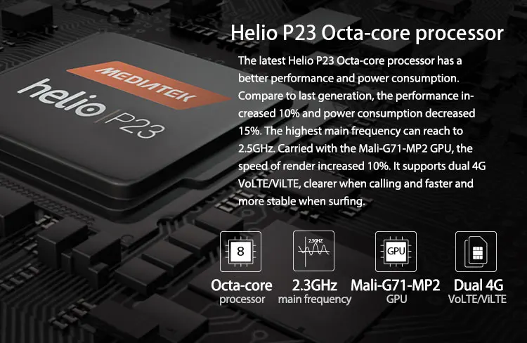 VERNEE V2 PRO 6GB RAM 64GB Helio P23 MTK6763 2.0GHz Octa Core 5.99 Inch IPS Corning Gorilla Glass FHD+ Full Screen Quad Camera IP68 Waterproof Android 8.1 4G LTE Smartphone