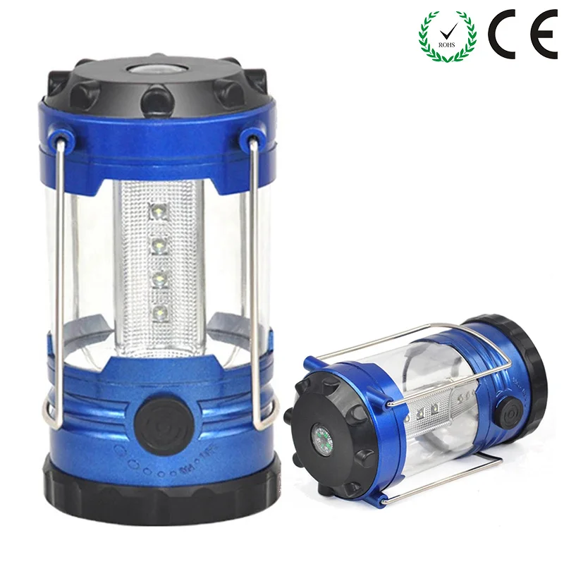 Portable Lantern 12 LEDs Brightness adjustable Camping Light Hand Lamp compass Outdoor Camping Lantern Waterproof Tent