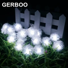 20 светодиодный светильник на солнечной батарее светодиодный гирлянда сказочные огни гирлянды на солнечной энергии для сада Рождественский Декор для улицы