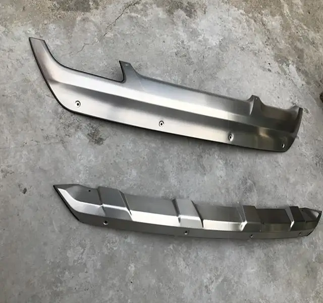 

High quality stainless steel Front+Rear bumper cover trim For 2015-2017 Hyundai Tucson