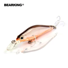 BearKing Retail Fishing tackle Hot A+ fishing lures shad,5color for choose quality professional minnow 6.5cm 6g minnow pvc box