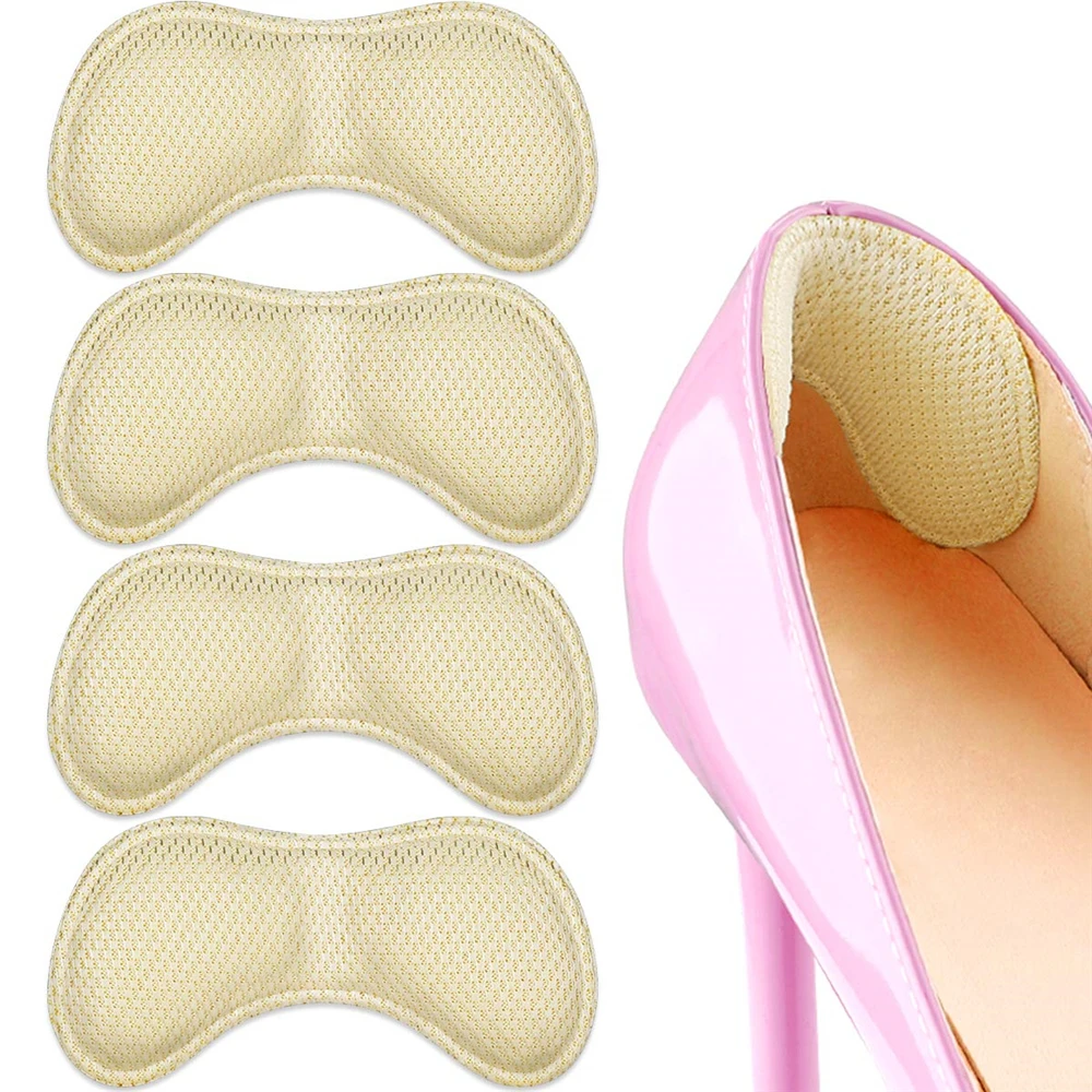 

Heel Cushion Inserts,2 Pairs Shoe Heel Protector,Heel Grips Pads,High Heel Insert Preventing Rubbing and Blisters and Slip Out