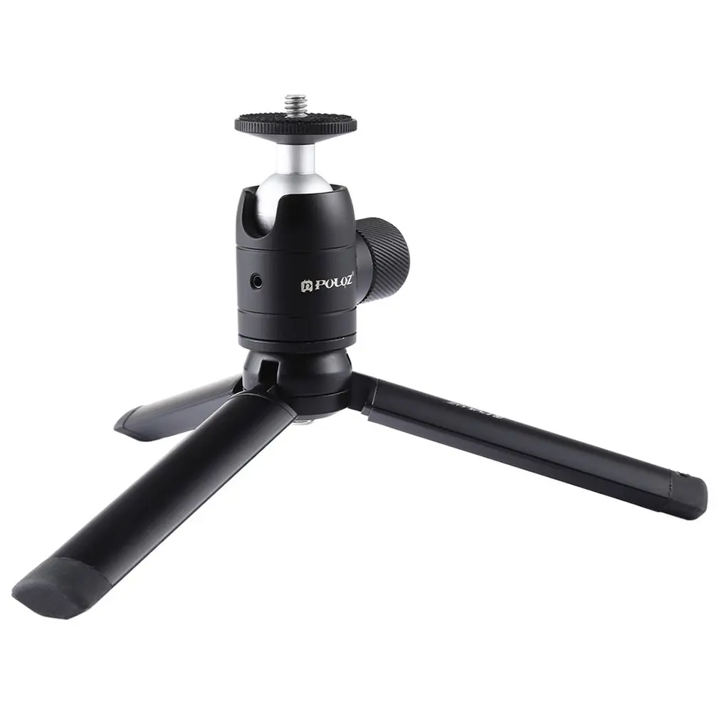 

Mini Pocket Metal Desktop Tripod Mount + Mini Metal Ball Head With 1/4Inch Screw For Digital Camera For Canon For Nikon For Sony