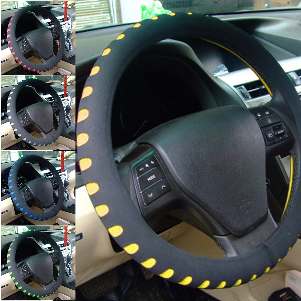 Чехол рулевого колеса автомобиля универсальный автомобильный протектор Аксессуары диаметр 38 см EVA материал Автомобильный руль протектор