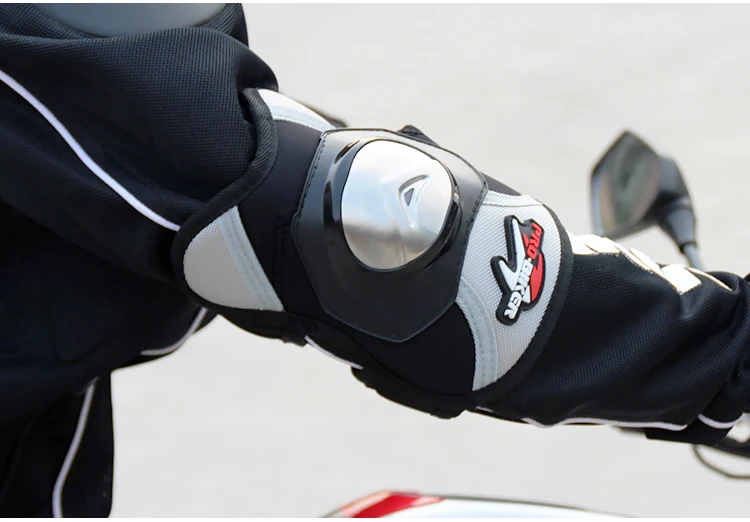 Наколенники для езды на мотоцикле из нержавеющей стали четыре набора анти-борцовки по колено локоть для езды по бездорожью рыцарь защитный