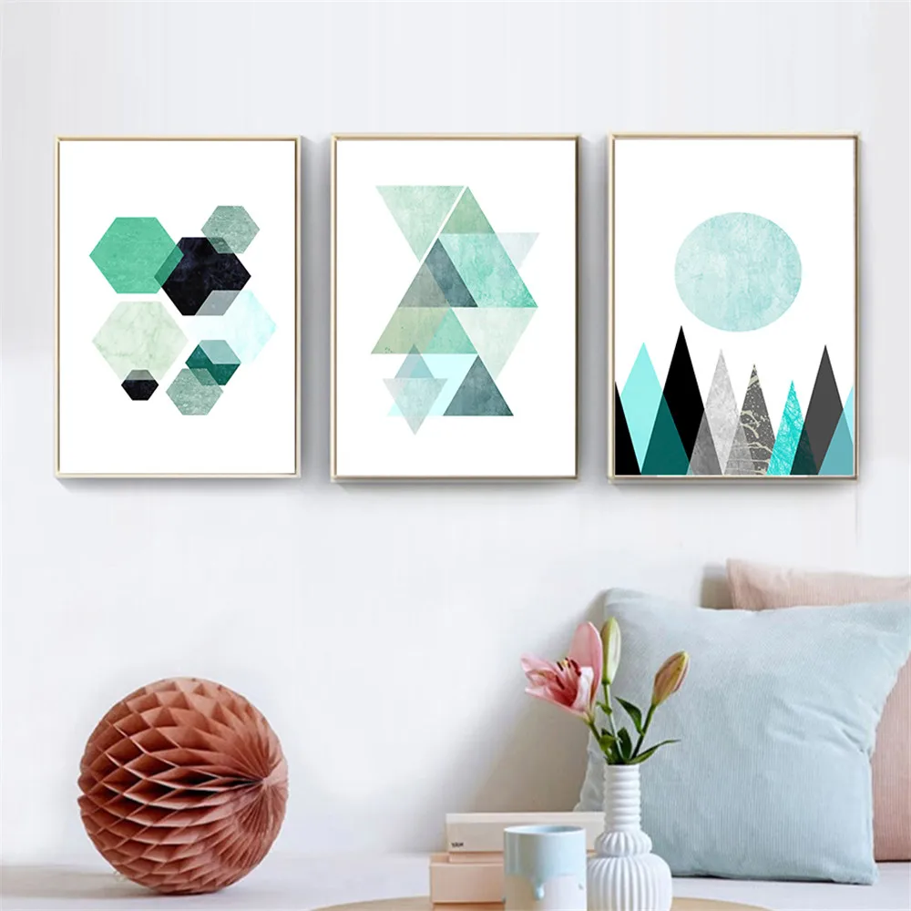 Pinturas-sobre-Tela-abstrato-Geometria-Estilo-Escandinavo-Nordic-Decora-o-Da-Parede-Cartazes-e-C-pias (2)