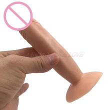 6.5 inch G-spot Realistic Flesh Dildo Suction Cup Female Penis Masturbator Anal Pussy Sex Toys for Woman, Adult Toy Sex Products
