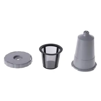 

Reusable Coffee Filter Capsule Cup Stainless Steel Mesh Filled Strainer Tools