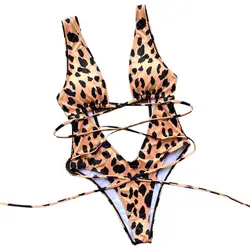 Сексуальные бикини 2019 бразильский комплект бикини женский цельный леопардовый бикини сексуальный леопардовый микро бикини набор