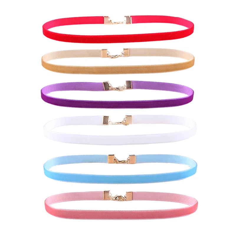 Женское колье чокер в готическом стиле 6 цветов|choker fashion necklaces|choker necklacefashion necklace |