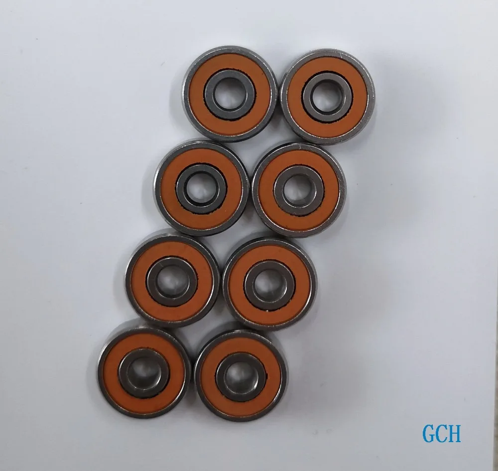 

Free Shipping 5PCS 3x10x4, 2pcs 5x9x3, 1pc 8x12x3.5 2OS CB ABEC7 Hybrid Fishing Reel Bearings By GCH