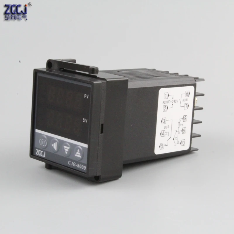 CJG-8000 PID ВКЛ-ВЫКЛ регулятор температуры, термостат Универсальный Вход реле выход 48*48 мм электронный регулятор температуры