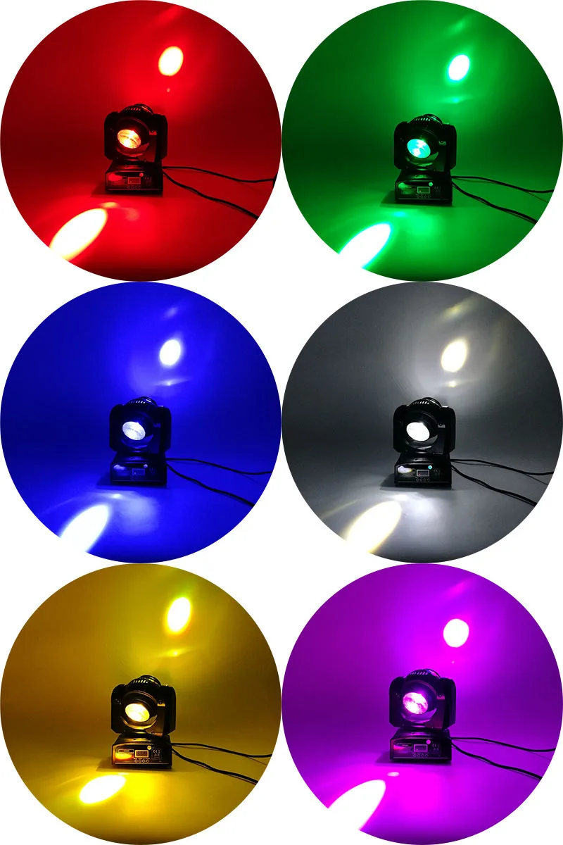 Iluminação de Palco w plus 1x10 2 Pçs e lote Lavagem Feixe Levou Lados Dobro 4x10 w Rgbw 4in1 Moving Head Dmx Led Rotating dj Stage Lâmpada Padrão 9 Efeito de Iluminação de palco