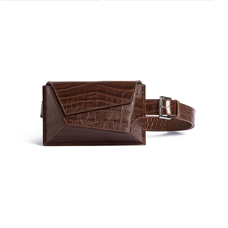 Caker Brand 2019 Women Colorful Pattern Waist Bags Fashion Fanny Waist Pack Colorful Purple Black White Green Khaki Belt Bags