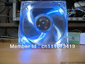 

5Pcs 12CM 120MM 25MM 4 Blue LED Fan For PC Computer Case Box Cooller Cooling Fan