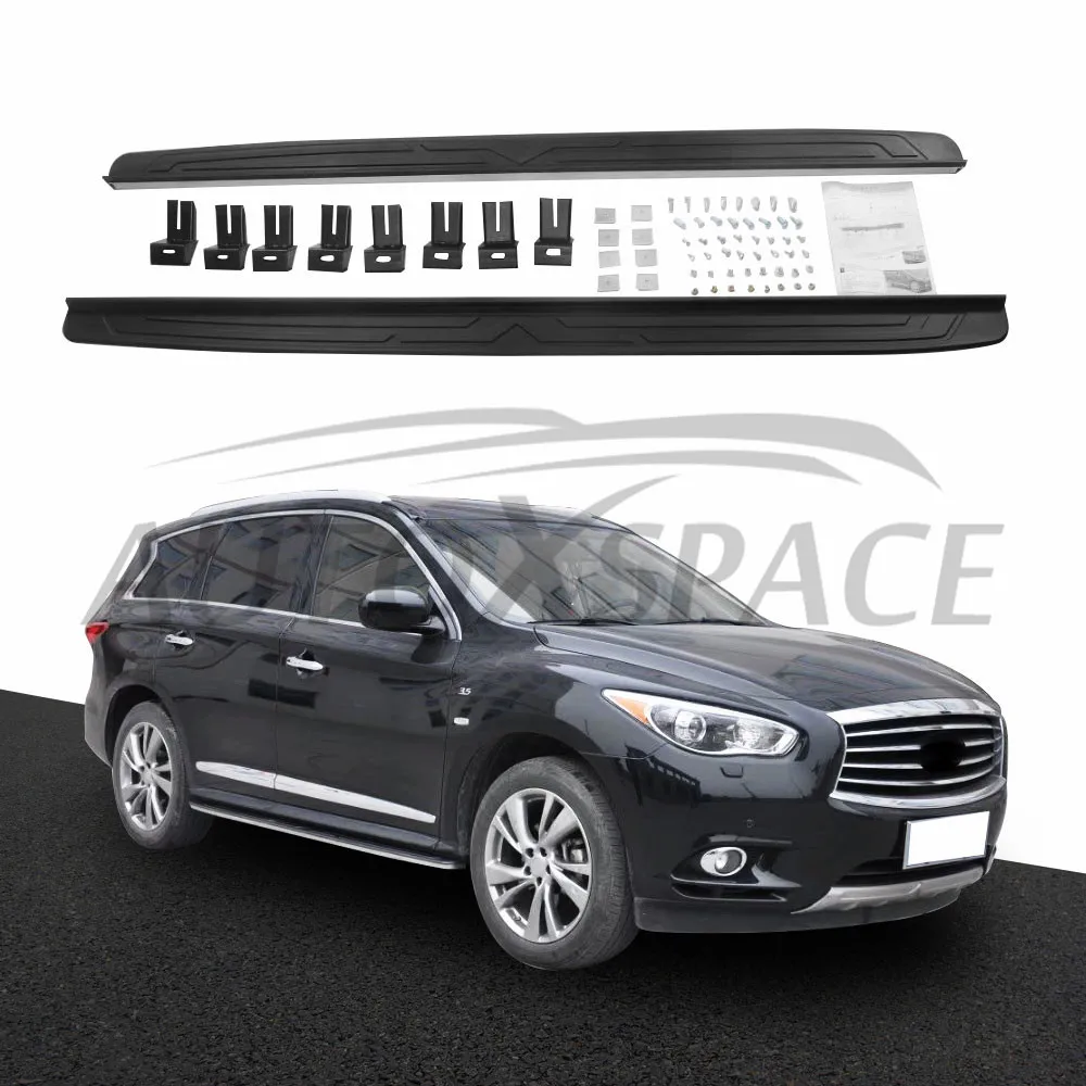 Алюминий Бег шаг в сторону доски Nerf бар, пригодный для Infiniti JX35 qx60 2013