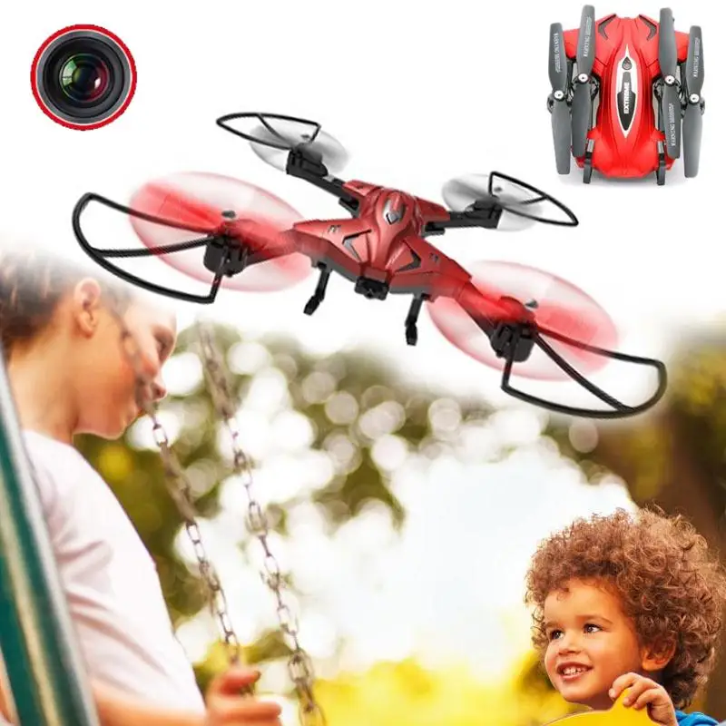 

2.4Ghz WiFi Wireless FPV Real Time Folding RC Quadcopter 0.41MP Camera RTF Drone Headless Mode Aircraft