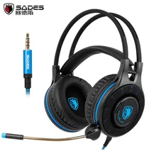 Sades SA936 игровая гарнитура Стерео Игровые наушники с микрофоном для новинка Xbox one PS4 ПК Ноутбук iPad iPod шлем