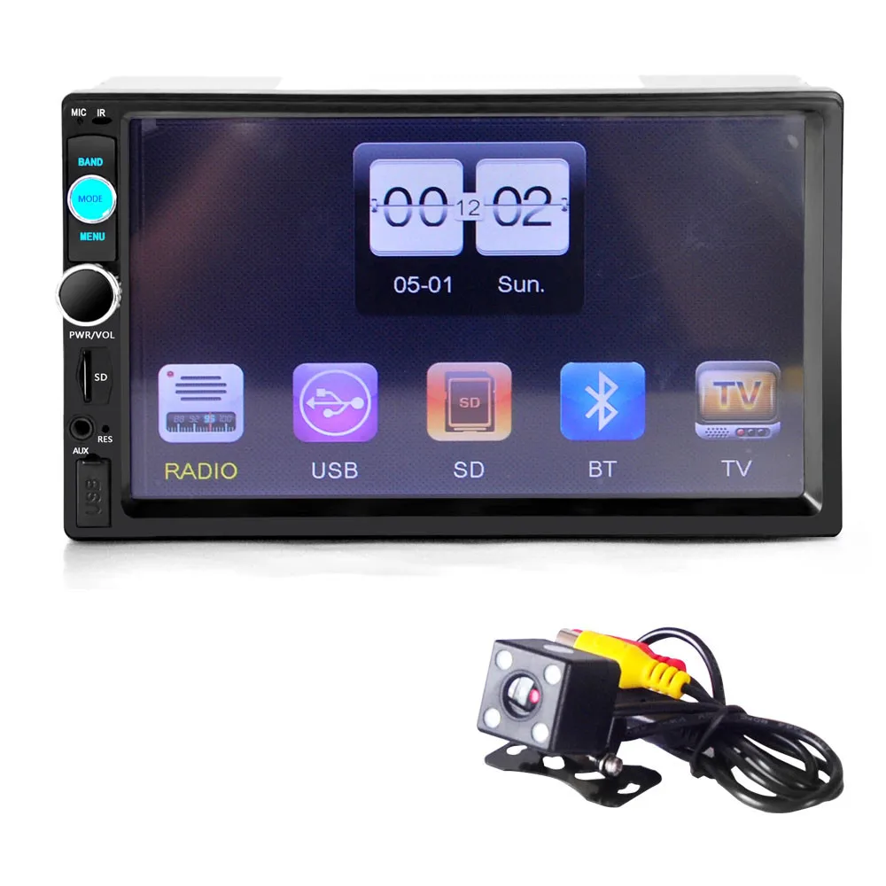 

Universal Bluetooth Car Stereo Audio In-Dash Aux Input Receiver SD/USB MP5 Player