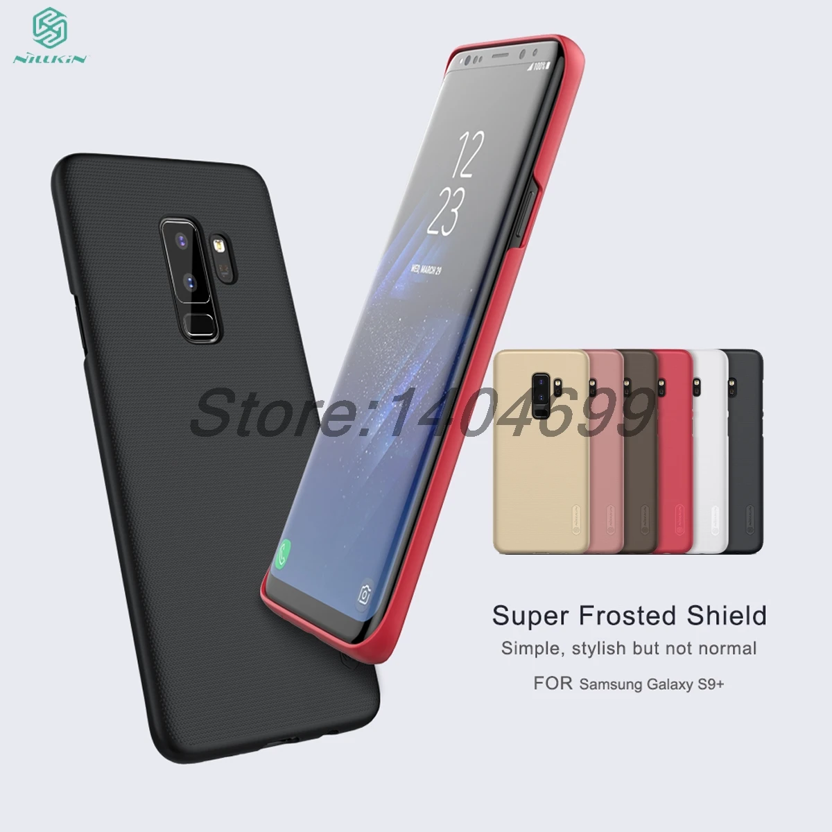 

sFor Samsung Galaxy S9 Plus Case Galaxy S9 Plus Matte Case Nillkin Frosted Shield Back Cover Case For Samsung Galaxy S9 Plus S9+