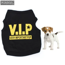 PanDaDa собака футболка VIP Домашние животные футболки для собак товары для животных Собака Рубашка Одежда Лето