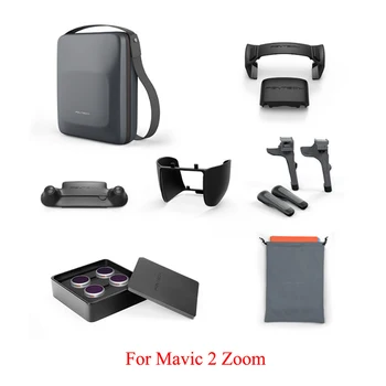 

PGYTECH Accessories Combo for MAVIC 2 Zoom Carrying Case Propeller/Control Stick Protector Lens Hood ND Filter Landing Gear/Pad