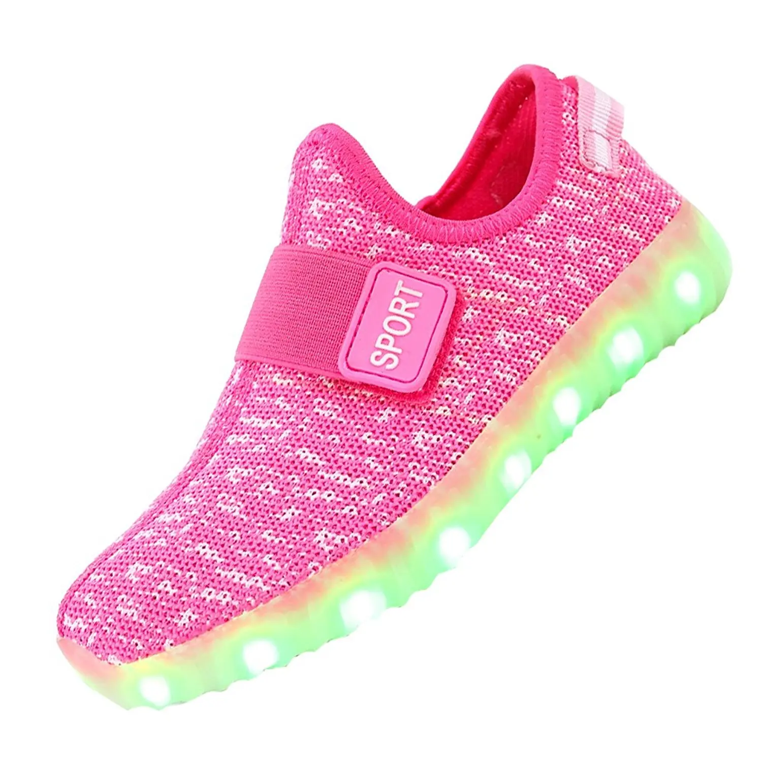 Boys Girls Breathable LED Light Up Shoes Flashing LED Sneakers Luminous Kids Shoes with Light
