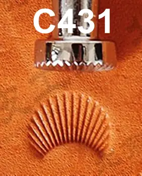 

1pc Stainless Steel Leather Craft Carving Stamping Stamp Punch Stamper Tool Master Leather Stamper - Chisel Pricking Iron Awl