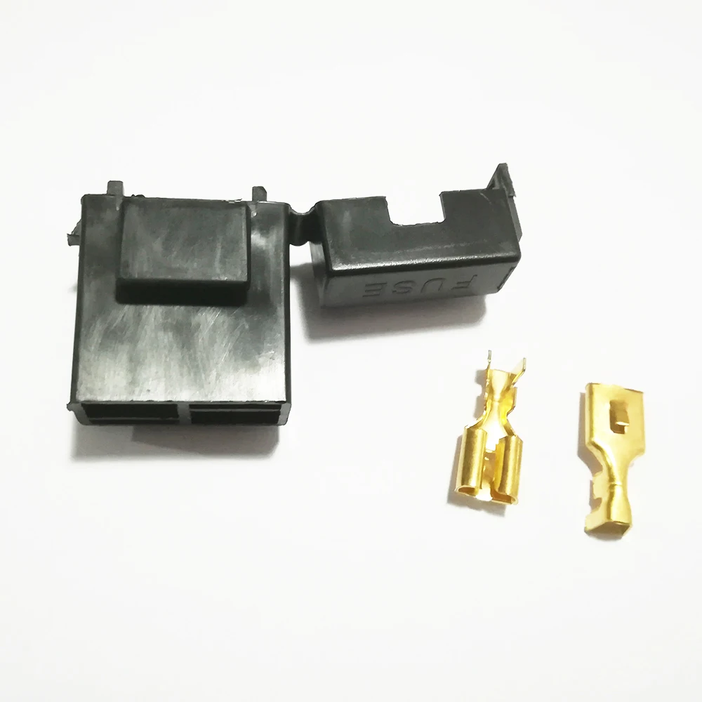 5pcs Car Fuse Holder with Terminal Insurance Socket for Standard Fuse