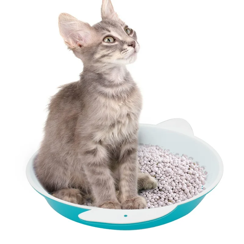 

Cat Litter Box Plastic Pet Kitten Rabbit Pee Toilet Tray Mat Sifting Puppy Pad Tray Pet Animal Hamster Trainer Cleaning Bedpan
