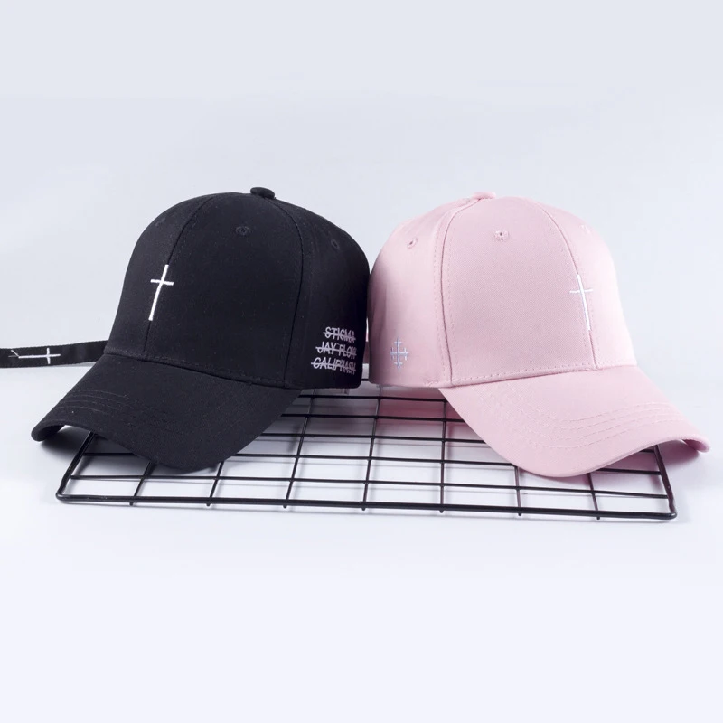 Women Men Cross Belt Embroidery Baseball Cap Solid Letter Hat Fashion Unisex Adjustable Personality Hip Hop Snapback Caps CP0319 (10)