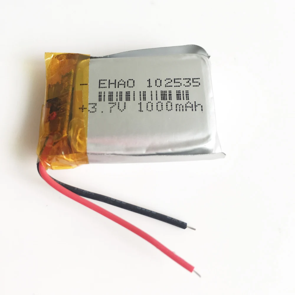 Batería LiPo Recargable 3.7V 1000mAh – Pack De 10 Unidades 1052536