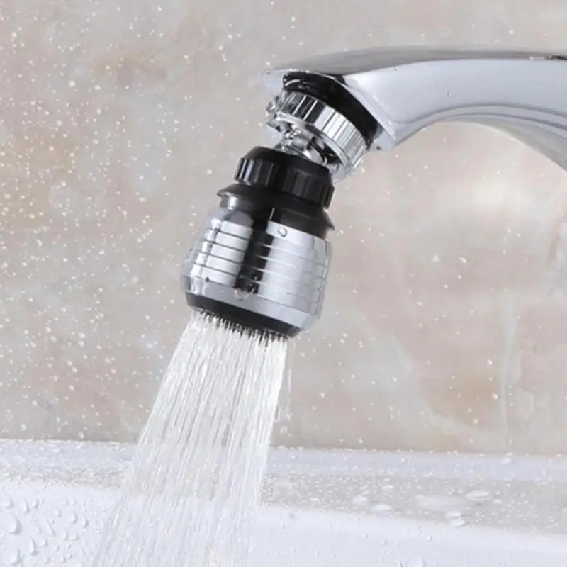 

360 Rotate Water Saving Tap Faucet Water Bubbler Shower Head Filter Nozzle Connector Adapter for Kitchen Bathroom