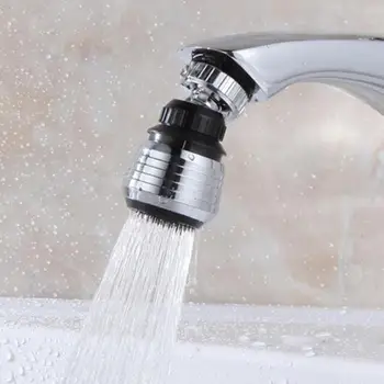 

360 Rotate Water Saving Tap Faucet Water Bubbler Shower Head Filter Nozzle Connector Adapter for Kitchen Bathroom Durable Handy