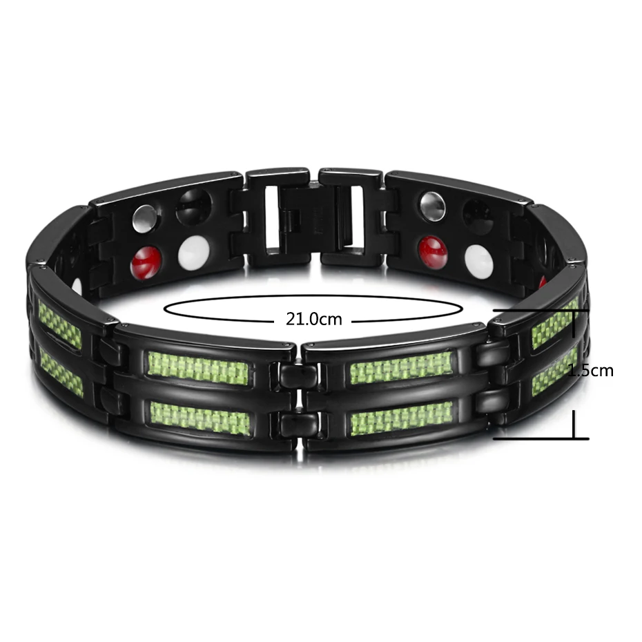 green bracelet for men  (13)