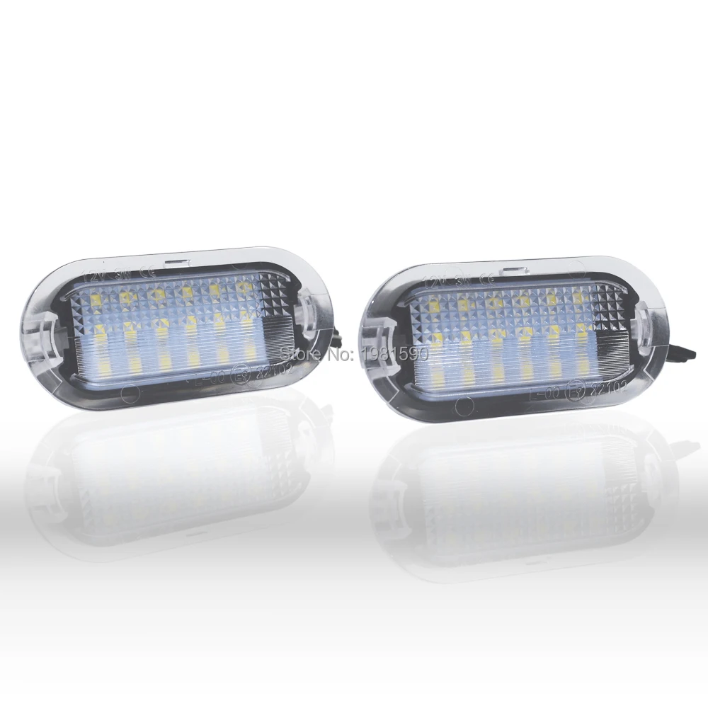 

2pcs Car door courtesy step light for Seat Alhambra Leo Toledo Skoda Octavia Volkswagen Golf MK3 Touran Car lamps