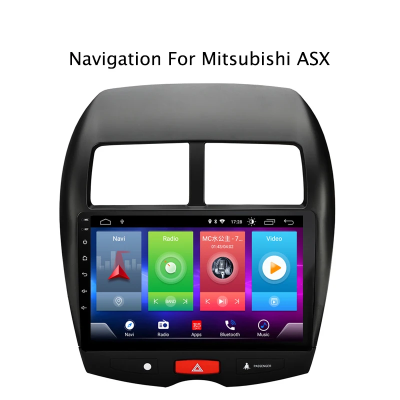 Perfect Car Android 8.1 Multimedia Player for MITSUBISHI ASX 2013-2018 GPS Navigation Device USB bluetooth steering wheel control 3