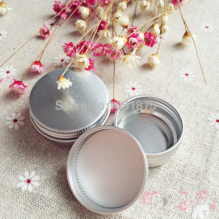Free shipping 40g aluminum tins,40ml empty aluminium cream jars with