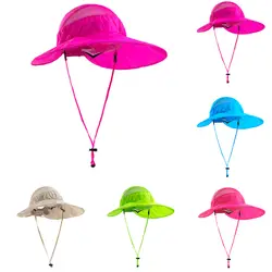 Новый Рыбалка Пеший Туризм летняя шляпа Кепки солнцезащитный крем УФ-защитой 5 цветов доступны солнце приют