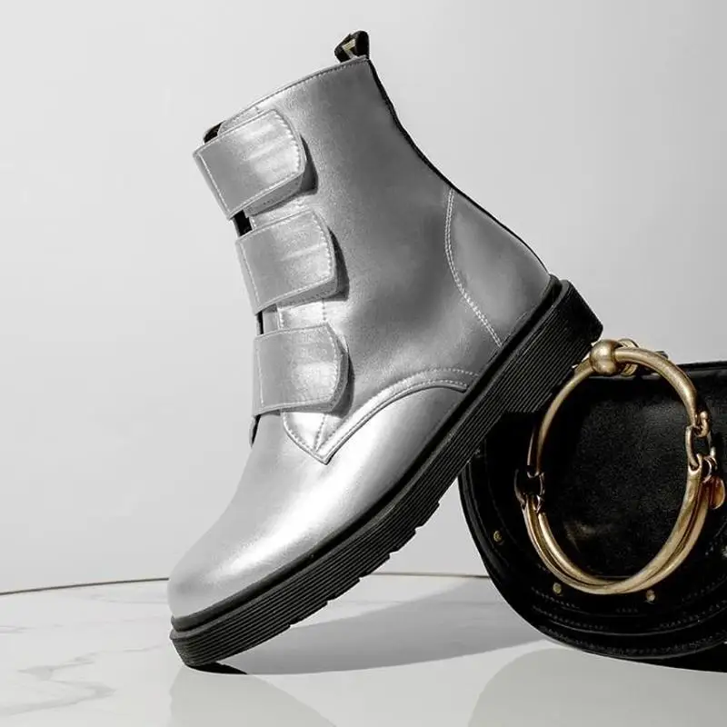 

LZJ The new hot-selling casual Women shoes spring autumn thick bottom high fashion trend Ms booties Comfortable soft white shoes