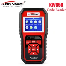 KONNWEI OBD2 OBD Leitor de Código de Falha do Scanner Automotivo Com Multi-idioma ODB2 Carro Ferramenta de Diagnóstico Auto Scanner MELHOR OBD 2 KW850