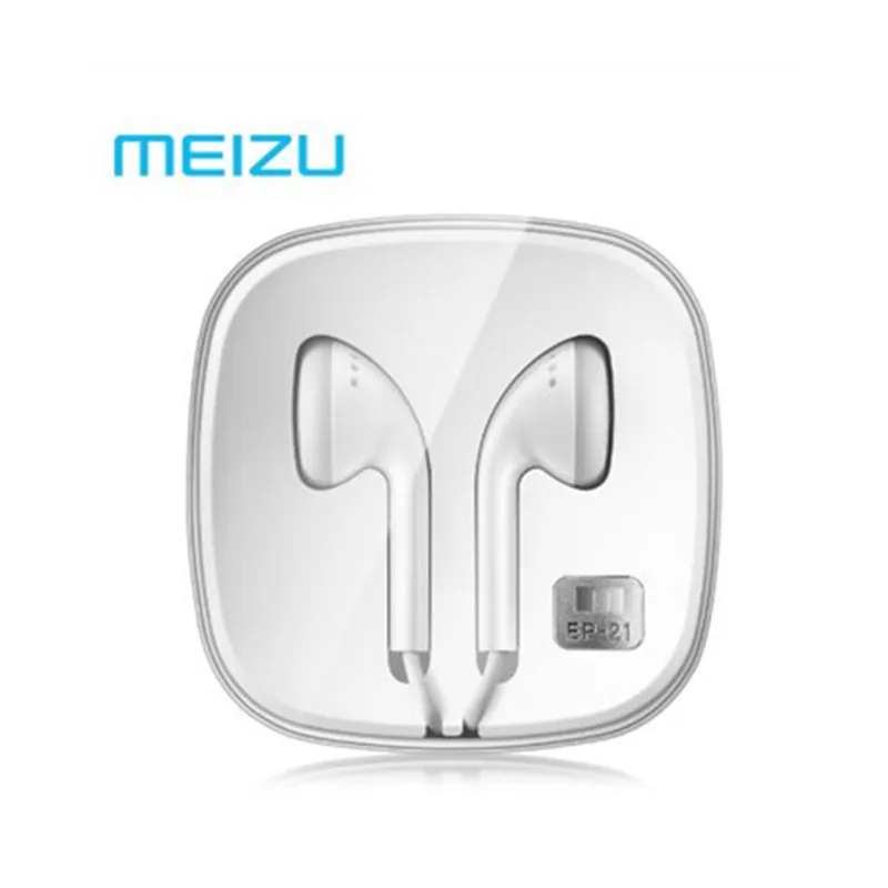 

Original Meizu EP21 Earphones Wired Earphone Stereo Headset In-Ear Earbuds 3.5mm Jack with Microphone Volume Control For Android