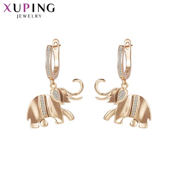 

Xuping Fashion Earring Gold Color Plated Hoops Earring New Design Jewelry High Quality Christmas Gifts M55-2010