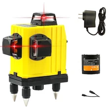 Лазерный уровень 12 линий 3DLaser точка уровень наклона функция 360 роторный самонивелирующийся наружный корсс линия Lazer инструменты измерения x0.7