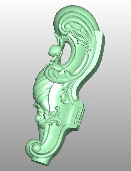 

3D model STL format file for cnc router engraving furniture sofa cabinet chair leg pattern Artcam 845